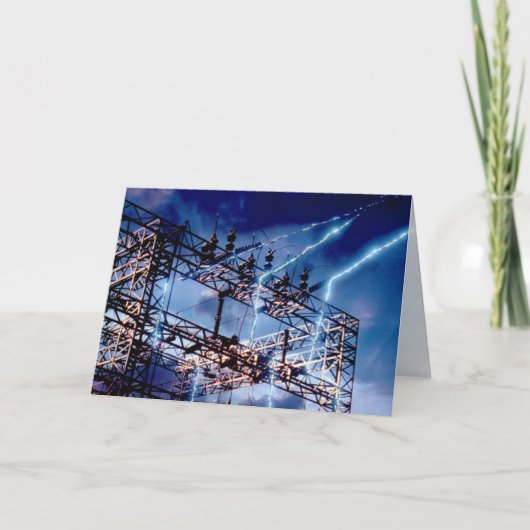 Elektrisch elektriciteitscentrale kaart (Voorkant)