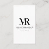 Elektrisch Elektrische Elektrische Brandmerken Visitekaartje (Achterkant)