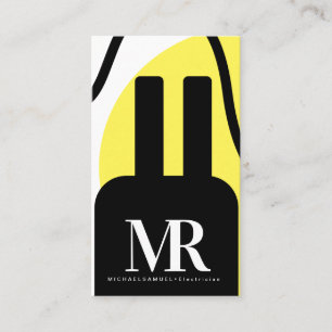 Elektrisch Elektrische Elektrische Brandmerken Visitekaartje