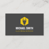 Elektrisch elektrische stroomaansluiting Hexagon L Visitekaartje (Voorkant)