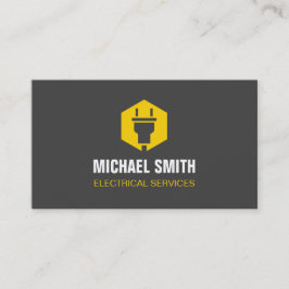Elektrisch elektrische stroomaansluiting Hexagon L Visitekaartje
