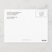 Elektrisch elektrobedrijf douane marketing briefkaart (Achterkant)