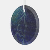 Elektrisch Energie Glas Ornament (Voorkant links)