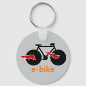 Elektrisch-fiets e-bike sleutelhanger (Voorkant)
