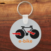 Elektrisch-fiets e-bike sleutelhanger (Voorkant)