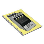 Elektrisch fornuis cartoon illustratie notitieboek (Rechterzijde)