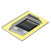 Elektrisch fornuis cartoon illustratie notitieboek (Linkerzijde)