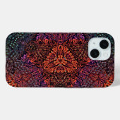 Elektrisch Fractal Kaleidoscoop Abstract Ontwerp Case-Mate iPhone Case (Achterkant (horizontaal))