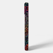 Elektrisch Fractal Kaleidoscoop Abstract Ontwerp Case-Mate iPhone Case (Achterkant / Links)