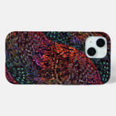 Elektrisch Fractal Kaleidoscoop Abstract Ontwerp Case-Mate iPhone Case (Achterkant (horizontaal))