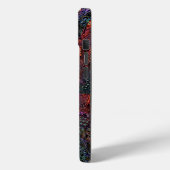 Elektrisch Fractal Kaleidoscoop Abstract Ontwerp Case-Mate iPhone Case (Achterkant / Links)
