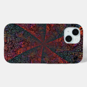 Elektrisch Fractal Kaleidoscoop Abstract Ontwerp Case-Mate iPhone Case (Achterkant (horizontaal))