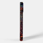 Elektrisch Fractal Kaleidoscoop Abstract Ontwerp Case-Mate iPhone Case (Achterkant / Rechts)
