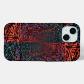 Elektrisch Fractal Kaleidoscoop Abstract Ontwerp Case-Mate iPhone Case (Achterkant (horizontaal))