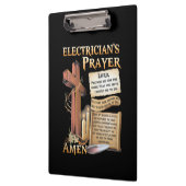 Elektrisch gebed Amen Klembord (Links)