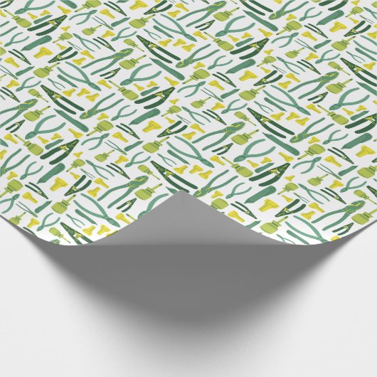 Elektrisch gereedschap van de handel cadeaupapier (Hoek)