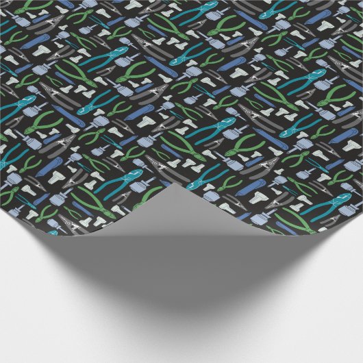 Elektrisch gereedschap van de handel cadeaupapier (Hoek)