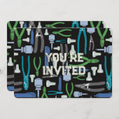 Elektrisch gereedschap van de handel kaart (Voorkant / Achterkant)