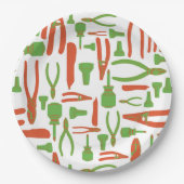 Elektrisch gereedschap van de handel papieren bordje (Voorkant)