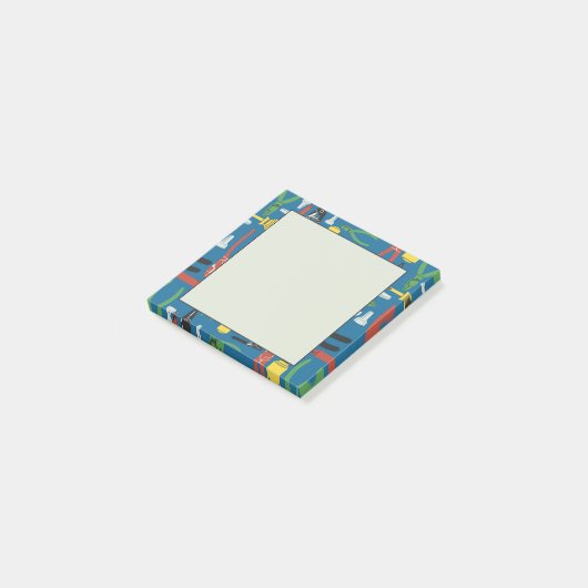 Elektrisch gereedschap van de handel post-it® notes (Schuin)