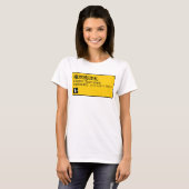 Elektrisch getinte spoorstaaf Japan T-shirt (Voorkant volledig)