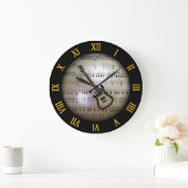 Elektrisch gitaar~Achtergrond "Het muziektoestel"  Grote Klok (Huis)