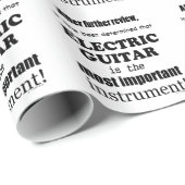 Elektrisch gitaar Belangrijkste instrument Cadeaupapier (Rol Hoek)