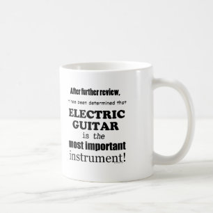 Elektrisch gitaar Belangrijkste instrument Koffiemok