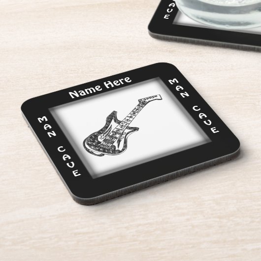 Elektrisch gitaar Man Onderzetter (Linkerzijde)