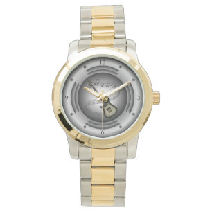 Elektrisch gitaar ~ Musical Scroll ~ Silver Speake Horloge