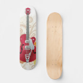 Elektrisch gitaarontwerp skateboard (Voorkant)