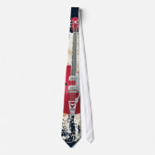 Elektrisch gitaarontwerp stropdas (Voorkant)