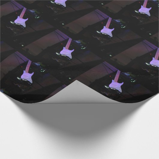 Elektrisch gitaarpapier cadeaupapier (Hoek)