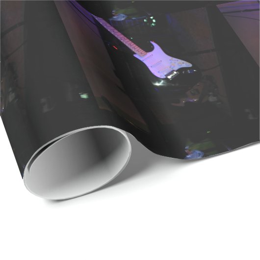 Elektrisch gitaarpapier cadeaupapier (Rol Hoek)