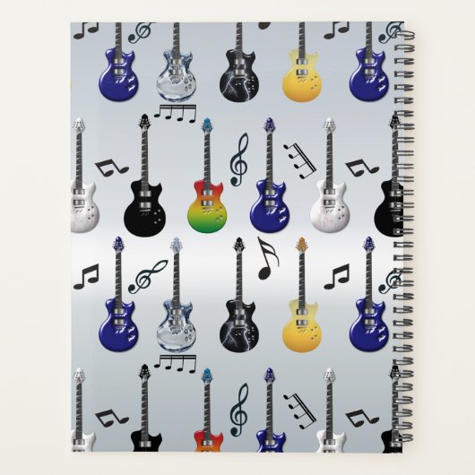 Elektrisch gitaarpatroon planner (Achterkant)