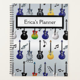 Elektrisch gitaarpatroon planner