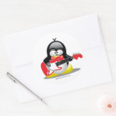 Elektrisch gitaarPenguin Ronde Sticker (Envelop)