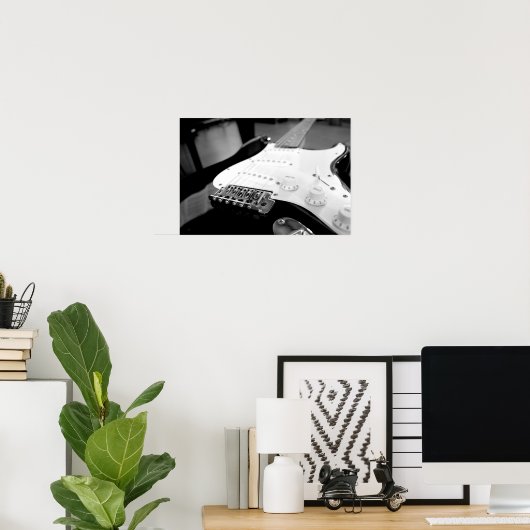 Elektrisch gitaarPoster Poster (Thuiskantoor)