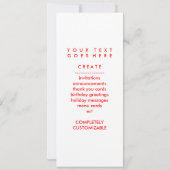 elektrisch gitaarsilhouet kaart (Achterkant)