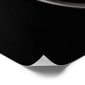 Elektrisch gitaarsilhouet poster (Hoek)