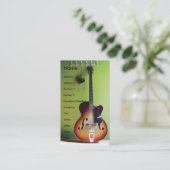 Elektrisch gitaarVisitekaartje Visitekaartje (Staand voorkant)