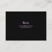 Elektrisch gitaarVisitekaartje Visitekaartje (Achterkant)