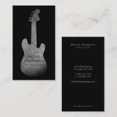  elektrisch gitaarVisitekaartje Visitekaartje (Voorkant / Achterkant)