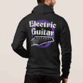 Elektrisch gitaarzweet shirt vol zip (Achterkant)