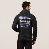 Elektrisch gitaarzweet shirt vol zip (Achterkant volledig)