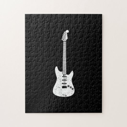 Elektrisch gitarist Musicus Legpuzzel (Verticaal)