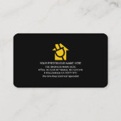 elektrisch golfvoedingscircuit visitekaartje (Achterkant)