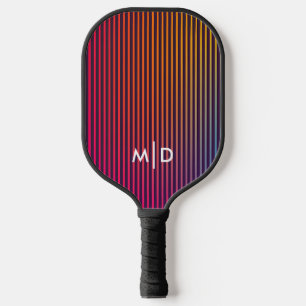Elektrisch gradiëntmonogram pickleball paddle