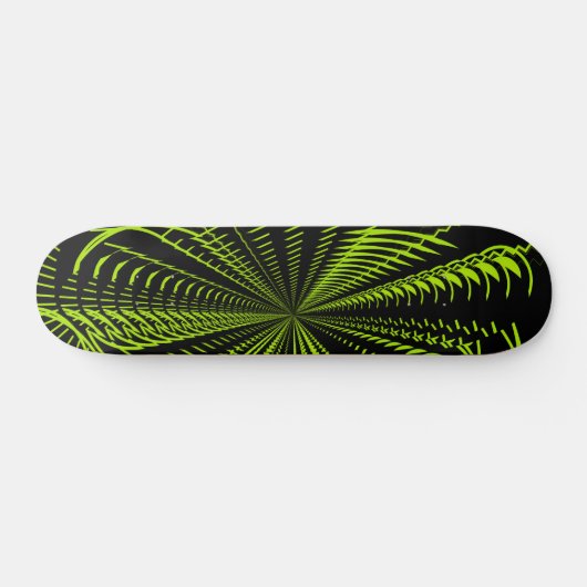Elektrisch groen - Gepersonaliseerd Skateboard (Horizontaal)