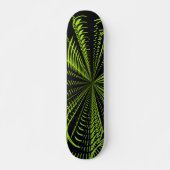 Elektrisch groen - Gepersonaliseerd Skateboard (Voorkant)